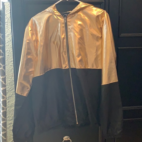 Forever 2 Windbreaker Jacket Gold Black 